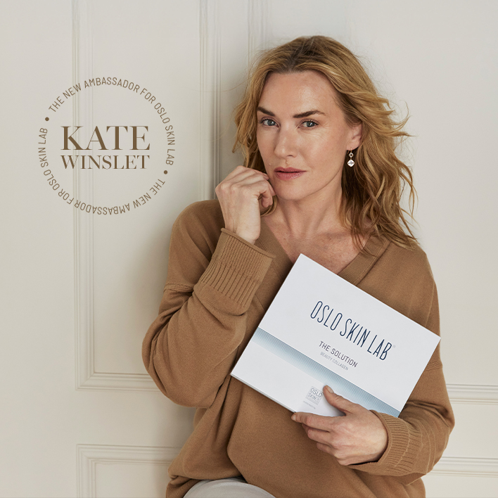Kate Winslet Oslo Skin Lab Ambassador The Solution stick pack